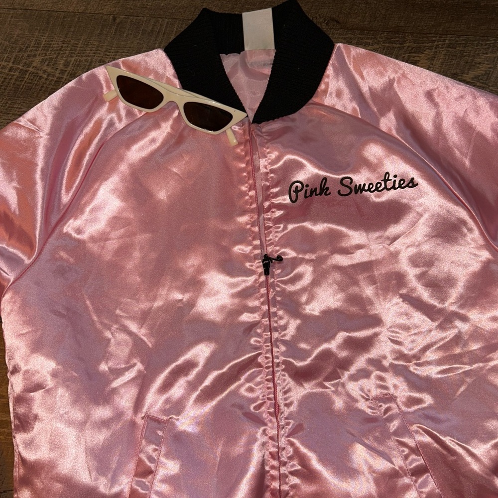 Pink Sweeties Women's Pink Satin Jacket - Picture 5 of 5